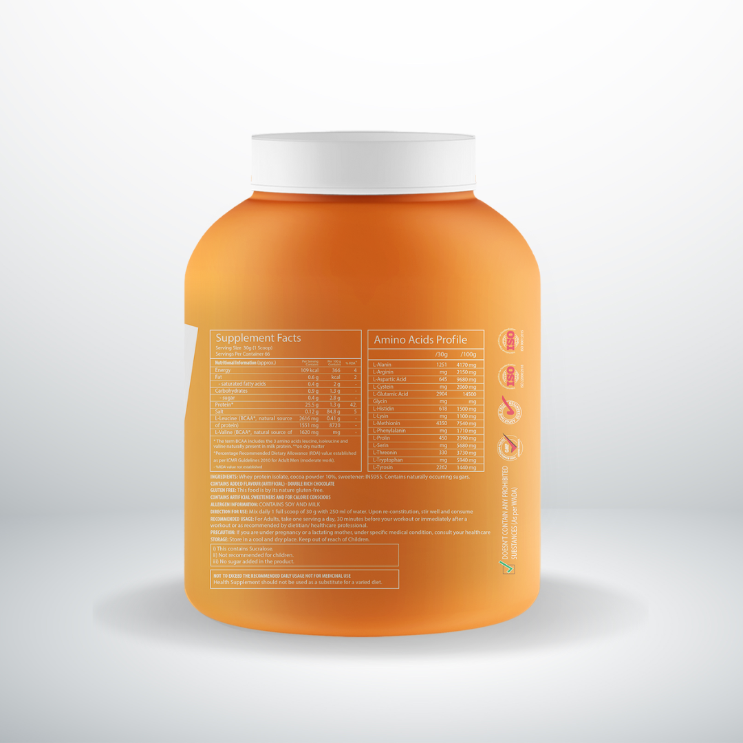 Fitbuy IsoFit Low Carb Whey Protein Double Rich Chocolate - 2kg