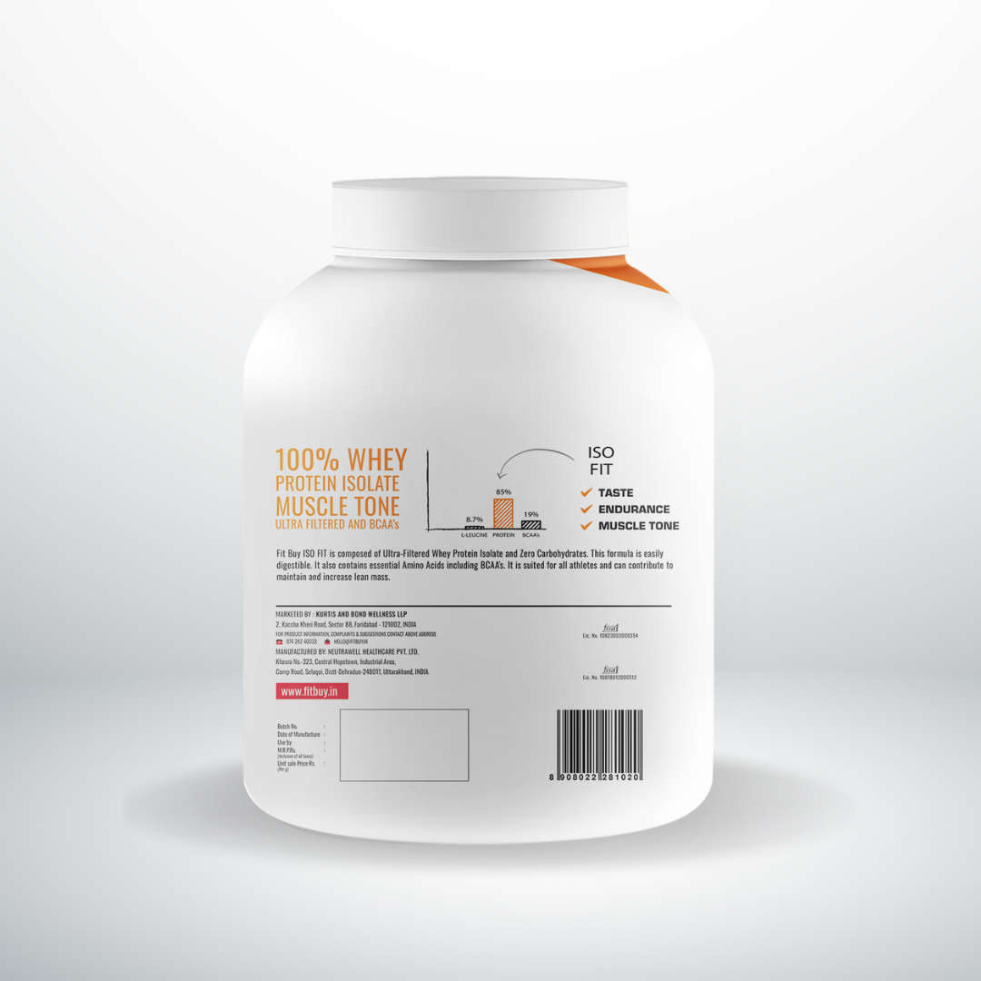 Fitbuy IsoFit Low Carb Whey Protein Double Rich Chocolate - 2kg