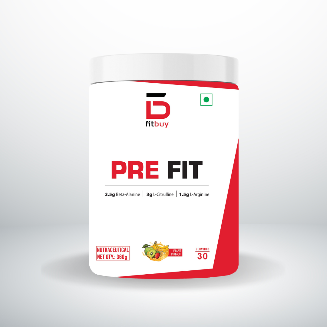 Fitbuy PreFit Pre Workout Fruit Punch 360g