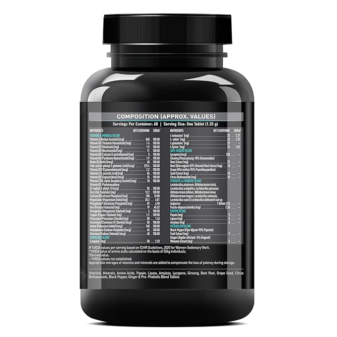 MuscleBlaze Multivitamin 60 tab