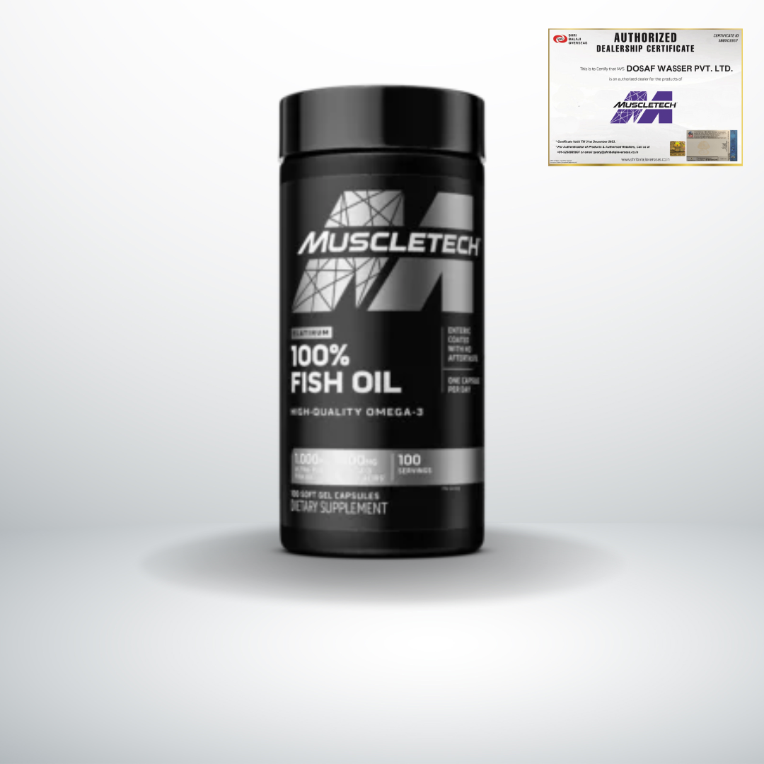 Muscletech PLATINUM OMEGA FISH OIL Heart Health Omega 3 Fish Oil