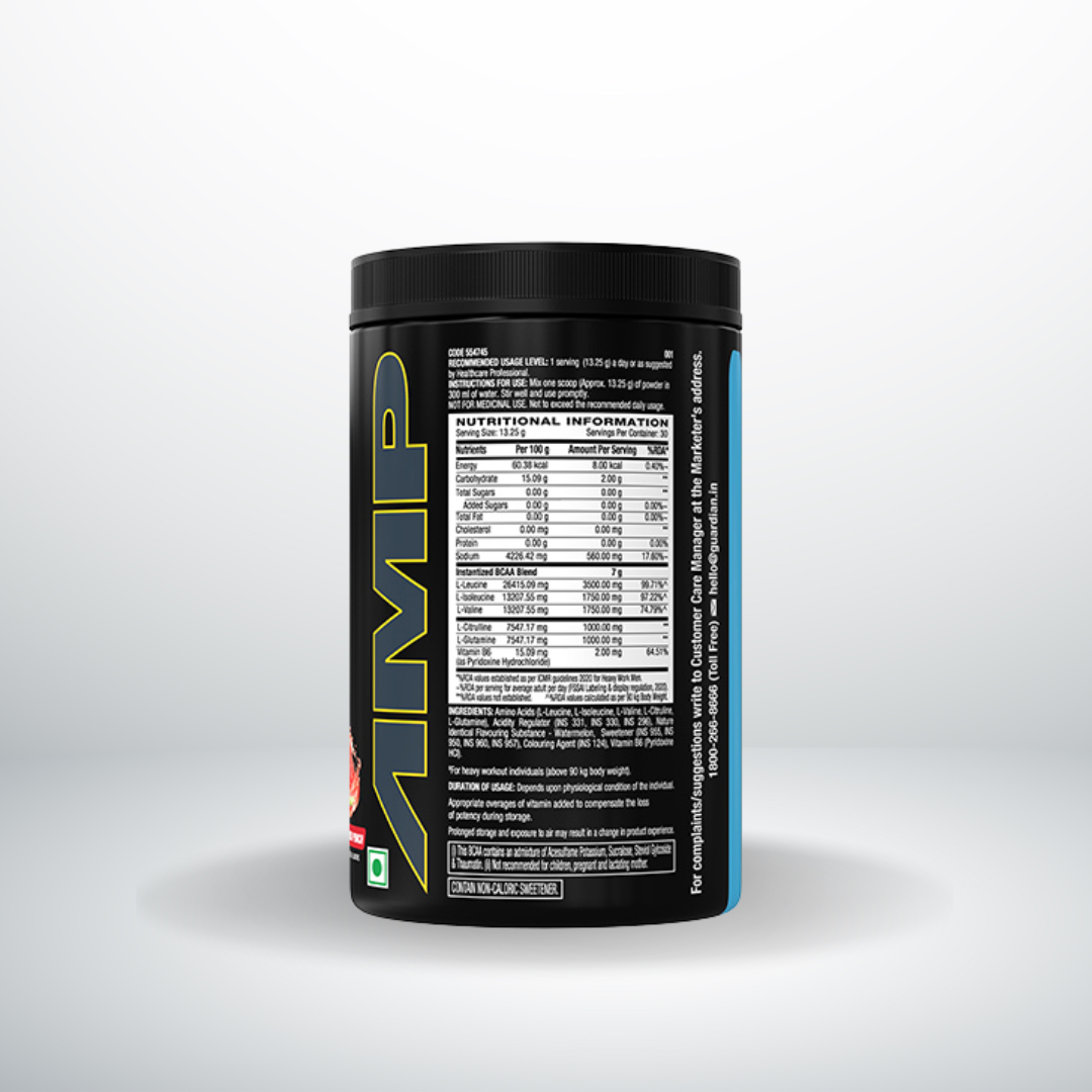 GNC AMP Gold Series BCAA Advanced Orange 400g