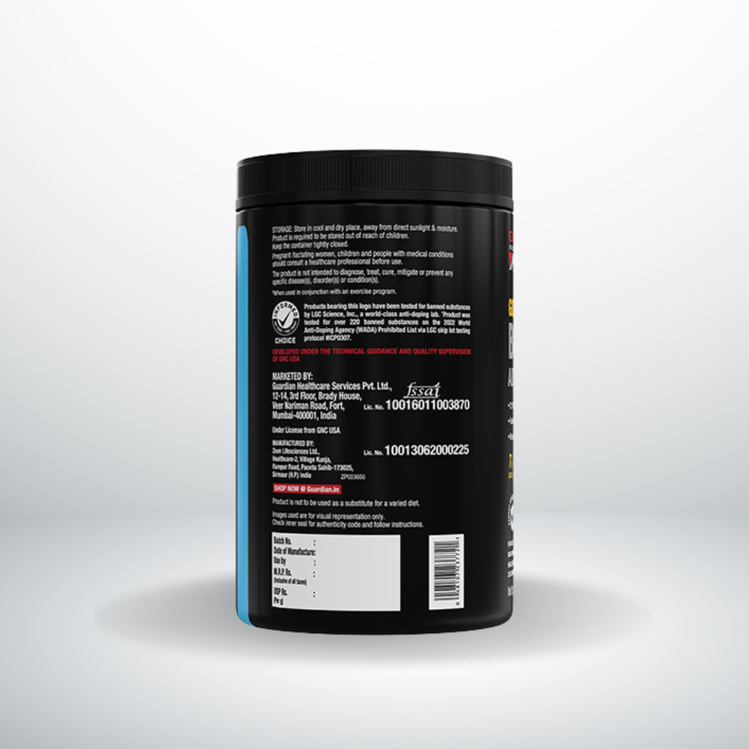 GNC AMP Gold Series BCAA Advanced Orange 400g
