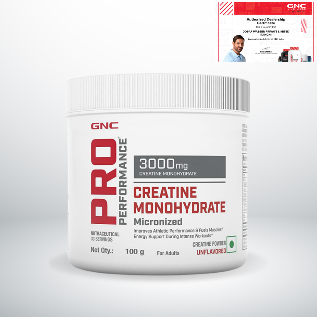 GNC PP Creatine Monohydrate Powder 100gm