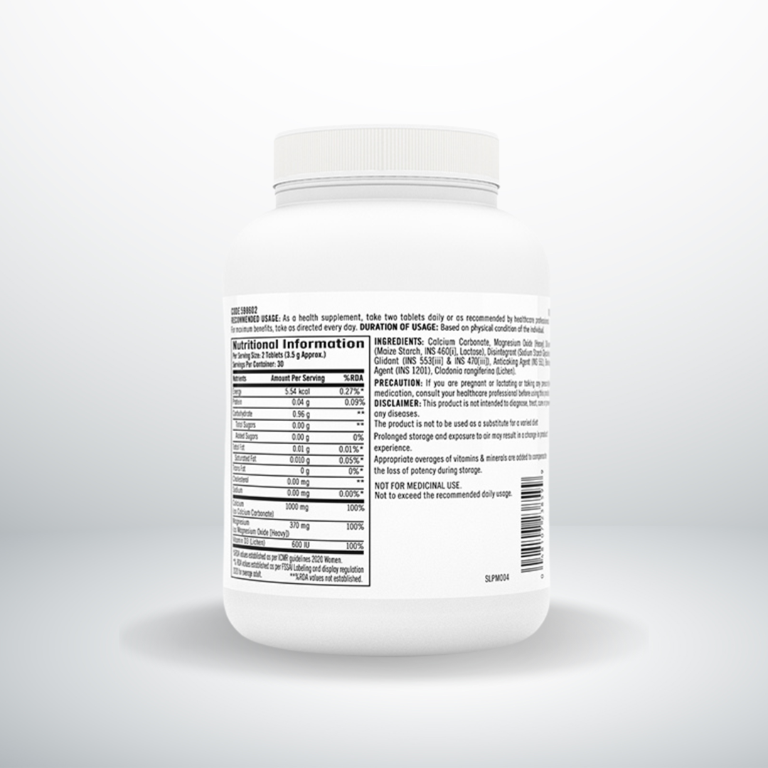 GNC Calcium Plus 1000 with Magnesium and Vitamin D3 Tab 1x60