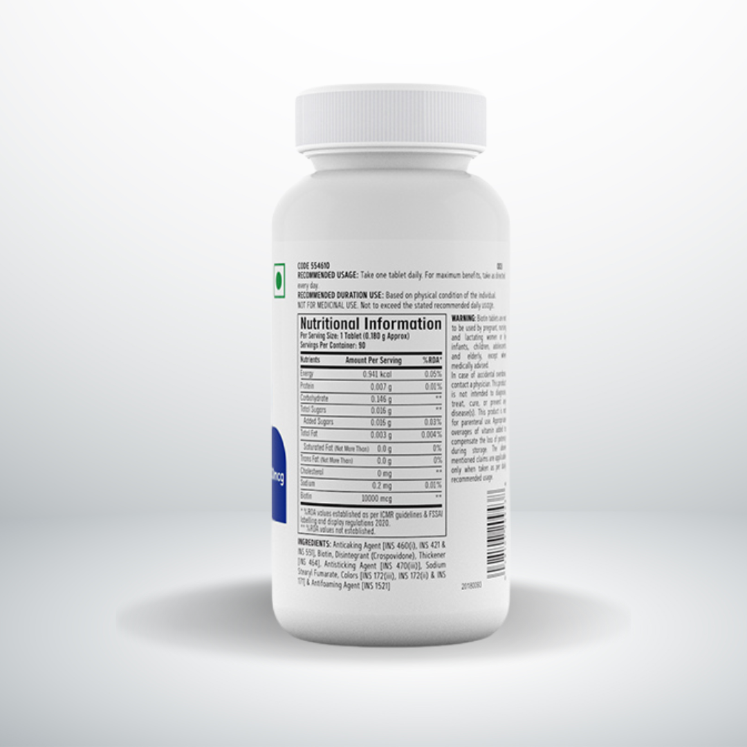 GNC Biotin 10000mcg Tabs 1x90