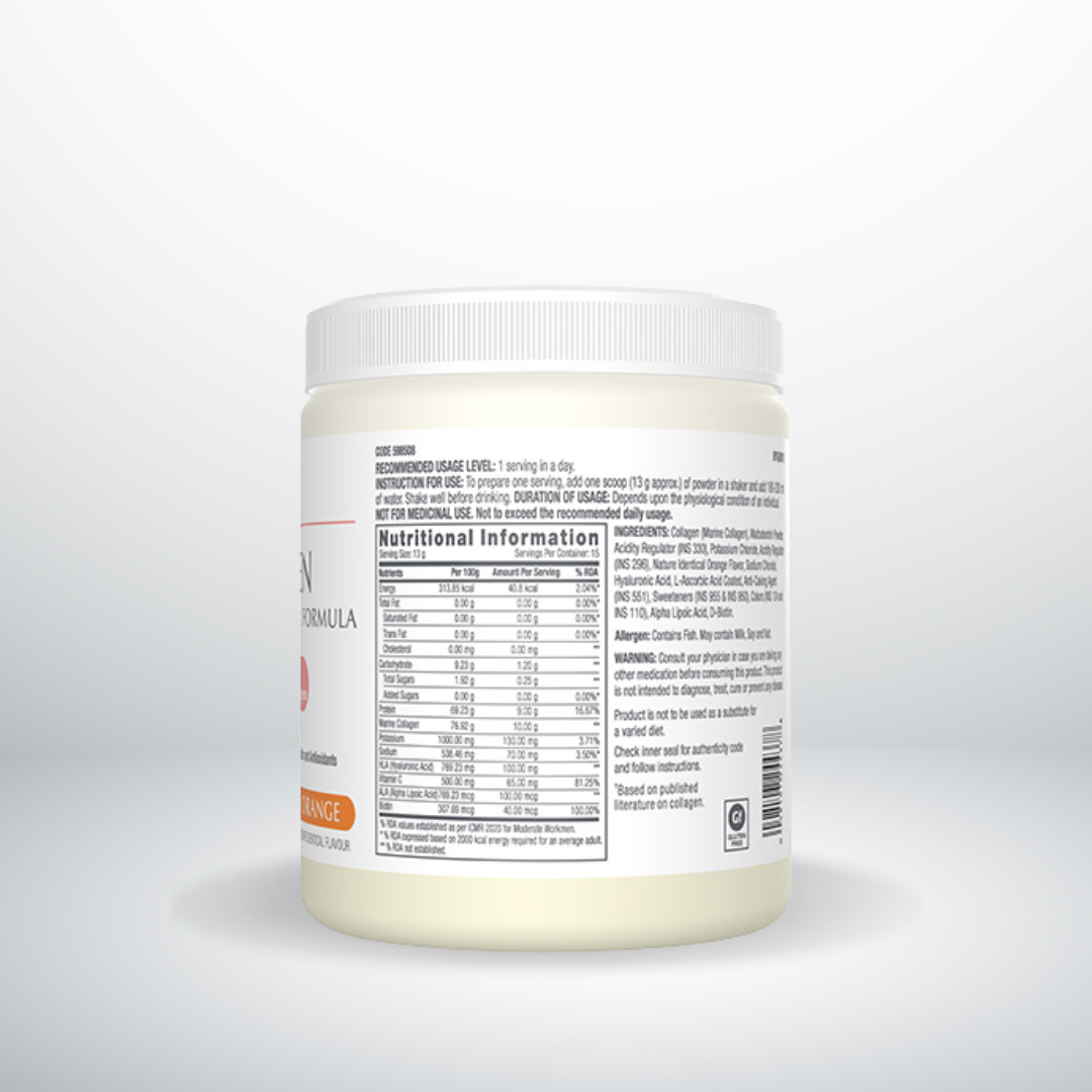GNC Marine Collagen Powder Orange