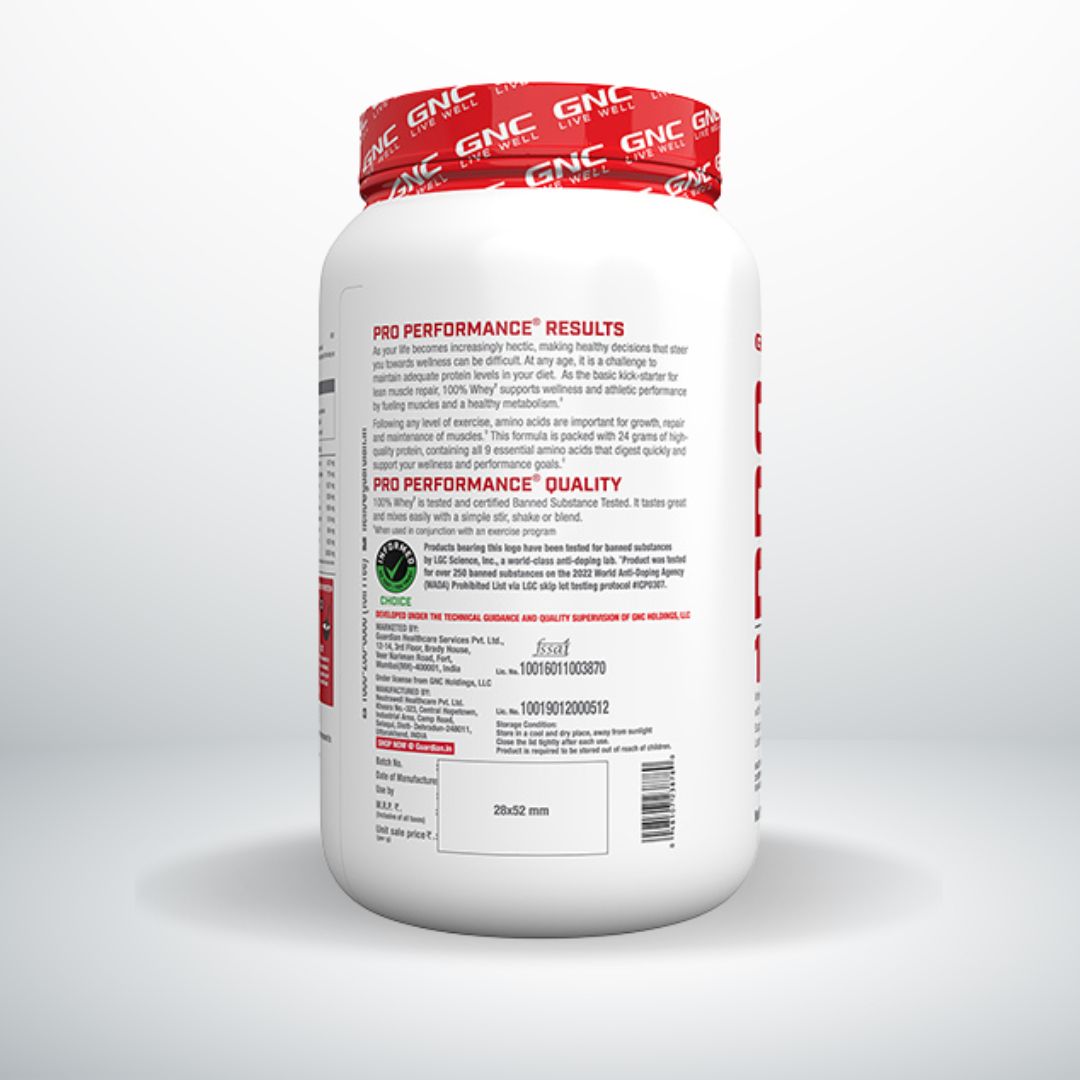 GNC PP Whey Protein Powder Cafe Mocha 2 lbs