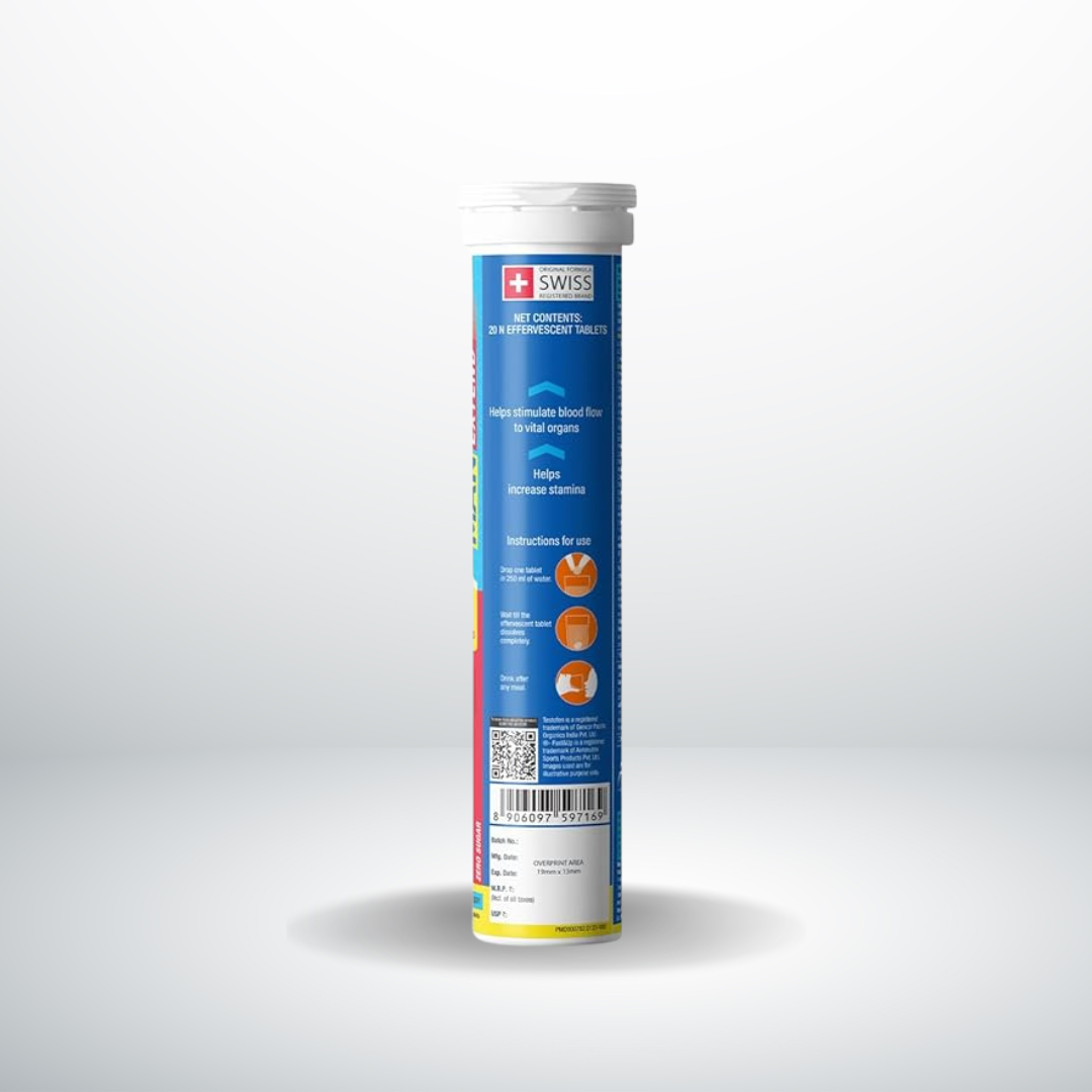 Fast & Up Man Extend Testofen Fenugreek Nitric Oxide Booster Pack of 20 Effervescent (Cola Flavour)