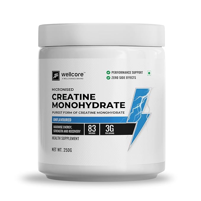 Wellcore - Pure Micronised Creatine Monohydrate 250g
