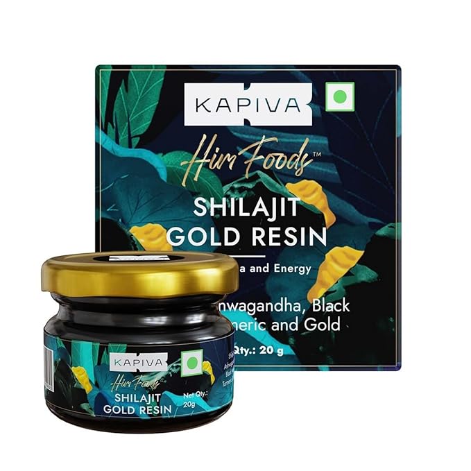 Kapiva Shilajit Gold Resin  | Helps in boosting Stamina | Contains 24 Carat Gold | 100% Ayurvedic 20g