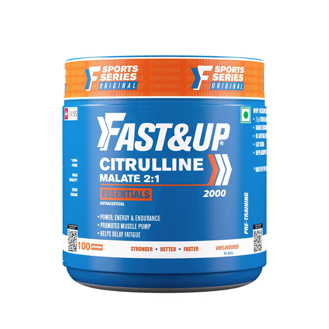 FAST & UP CITRULLINE MALATE - 2G PURE CITRULLINE