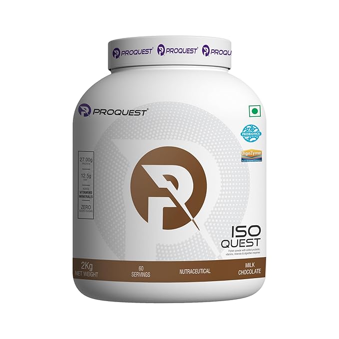 ProQuest Iso Quest Whey Protein Isolate Faster Muscle Support & Recovery (Milk Chocolate, 2KG)