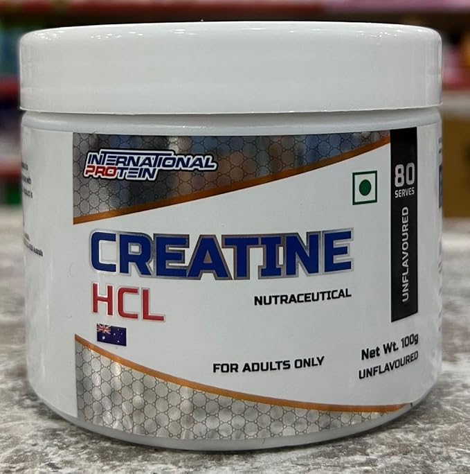 International Creatine HCL Pure Micronized Powder for Muscle Growth 100g