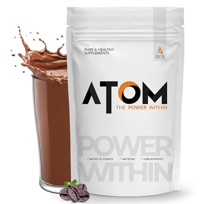 AS-IT-IS Atom Whey Protein with Digestive Enzymes Cafe Latte 1kg