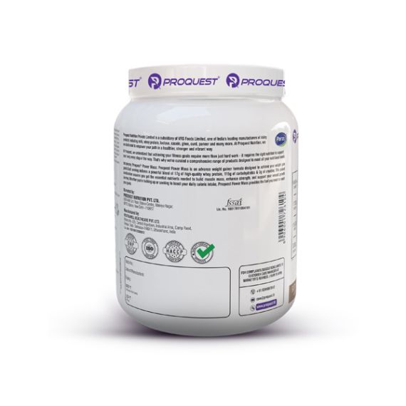 Proquest Nutrition Power Mass Weight Gainer Milk Chocolate 907g