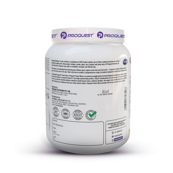 Proquest Nutrition Power Mass Weight Gainer French Vanilla 907g