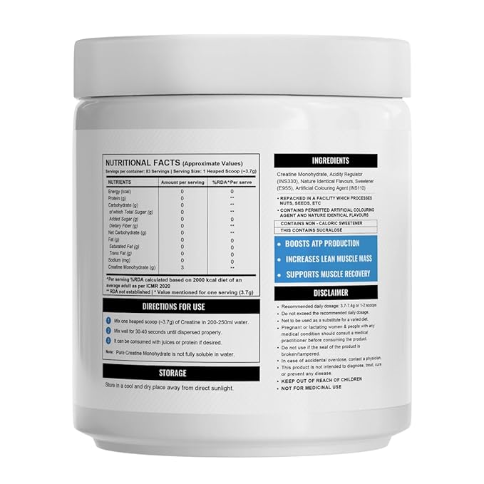 Wellcore - Pure Micronised Creatine Monohydrate Tropical Tango 307g