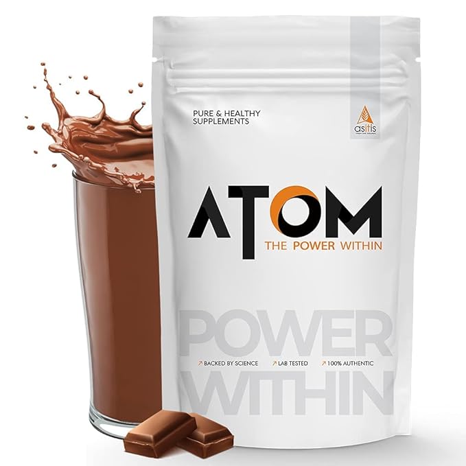 AS-IT-IS Atom Whey Protein with Digestive Enzymes Choco Hazel Fusion  1kg