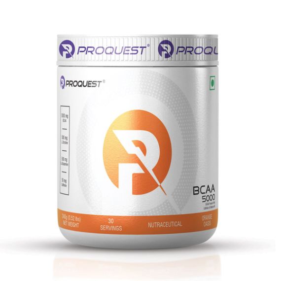 Proquest Nutrition BCAA 5000 with Caffeine & amp Vitamin B6 Orange Oasis 240g