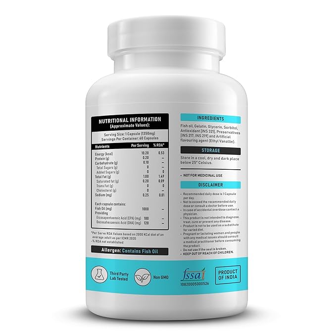 You WeFit Fish Oil Omega-3 60 Tab