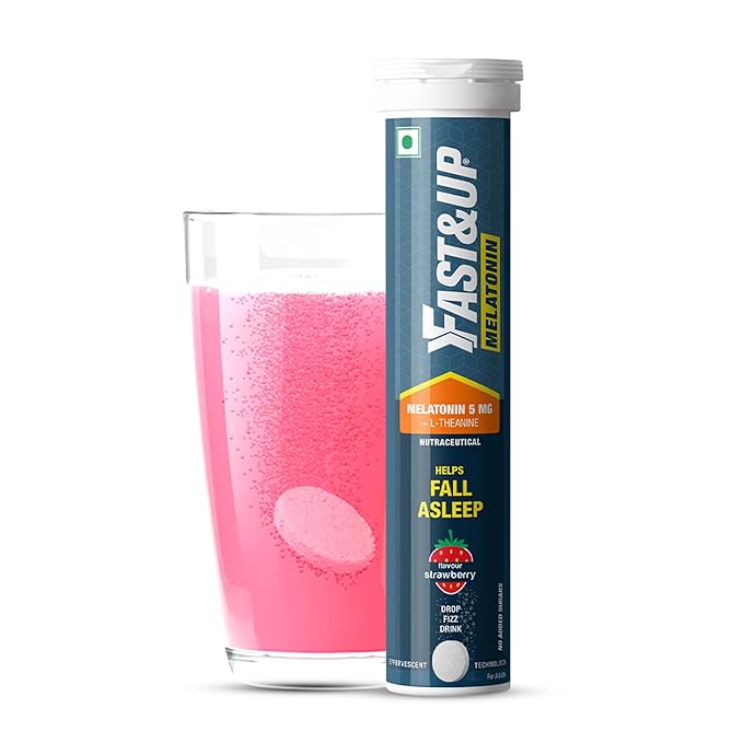 Fast&Up Melatonin with 5 mg Melatonin Strawberry 20tab