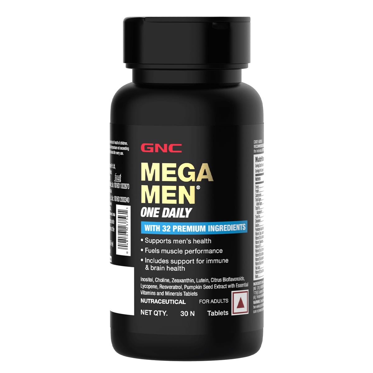 GNC MEGA MEN ONE DAILY MULTIVITAMIN 30 TAB