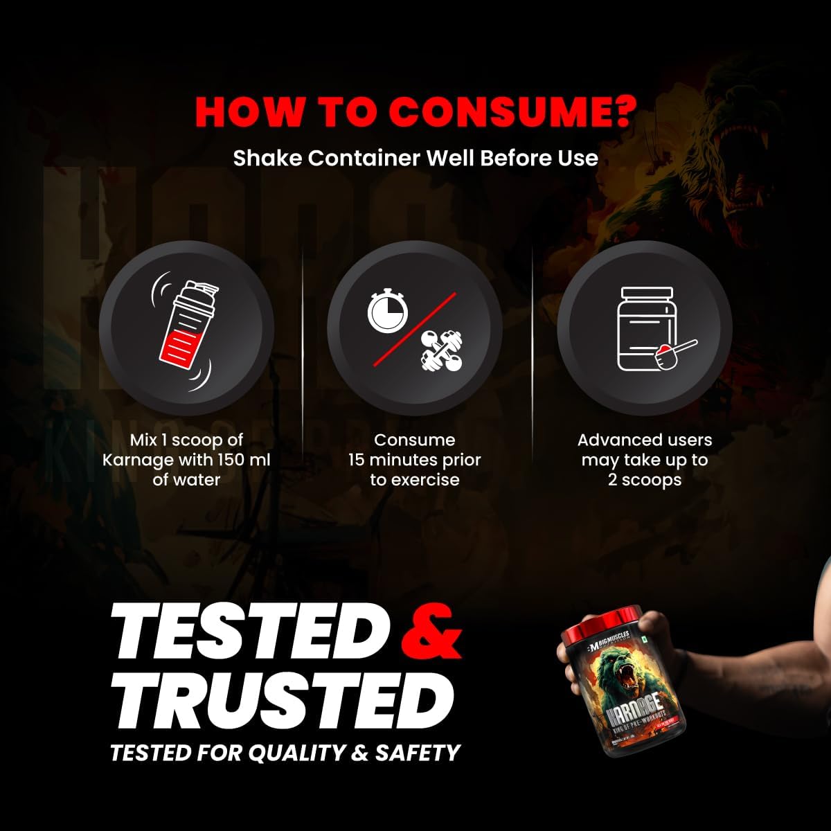 Bigmuscles Nutrition Karnage Pre workout Sex On the Beach (60 Servings )