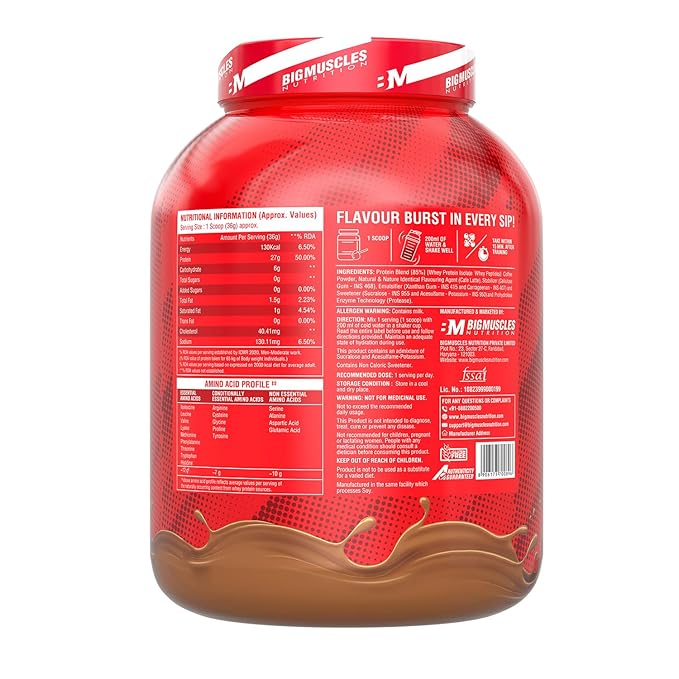 Bigmuscle Nitric Whey Protein Rich Chocolate 2kg