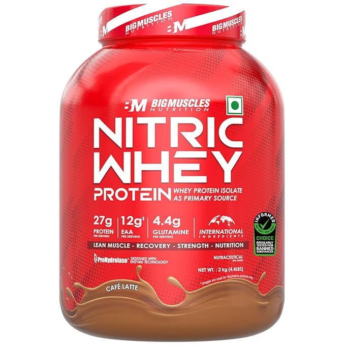 Bigmuscle Nitric Whey Protein Rich Chocolate 2kg