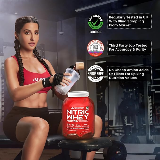 Bigmuscle Nitric Whey Protein Rich Chocolate 2kg
