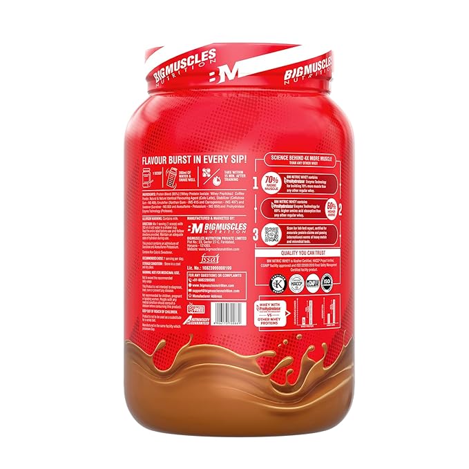 Bigmuscle Nitric Whey Protein Rich Chocolate 1kg