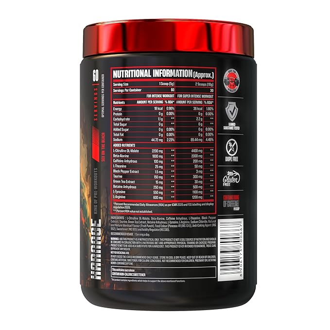 Bigmuscles Nutrition Karnage Pre workout Sex On the Beach (60 Servings )