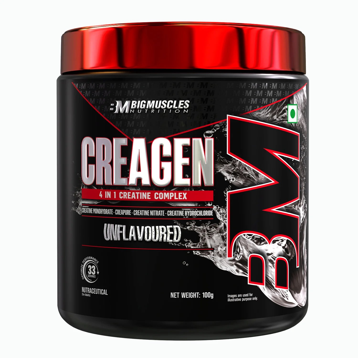 Bigmuscles Creagen Creatine Unflavored 100g