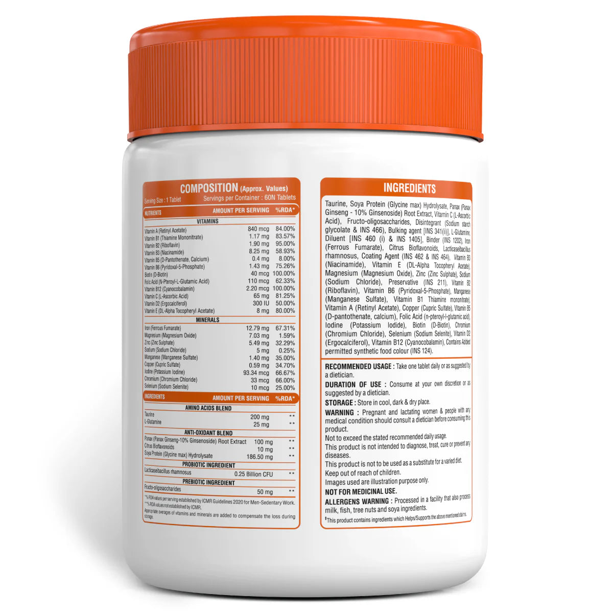 Bigmuscle True Vitamin Multivitamin 60tab